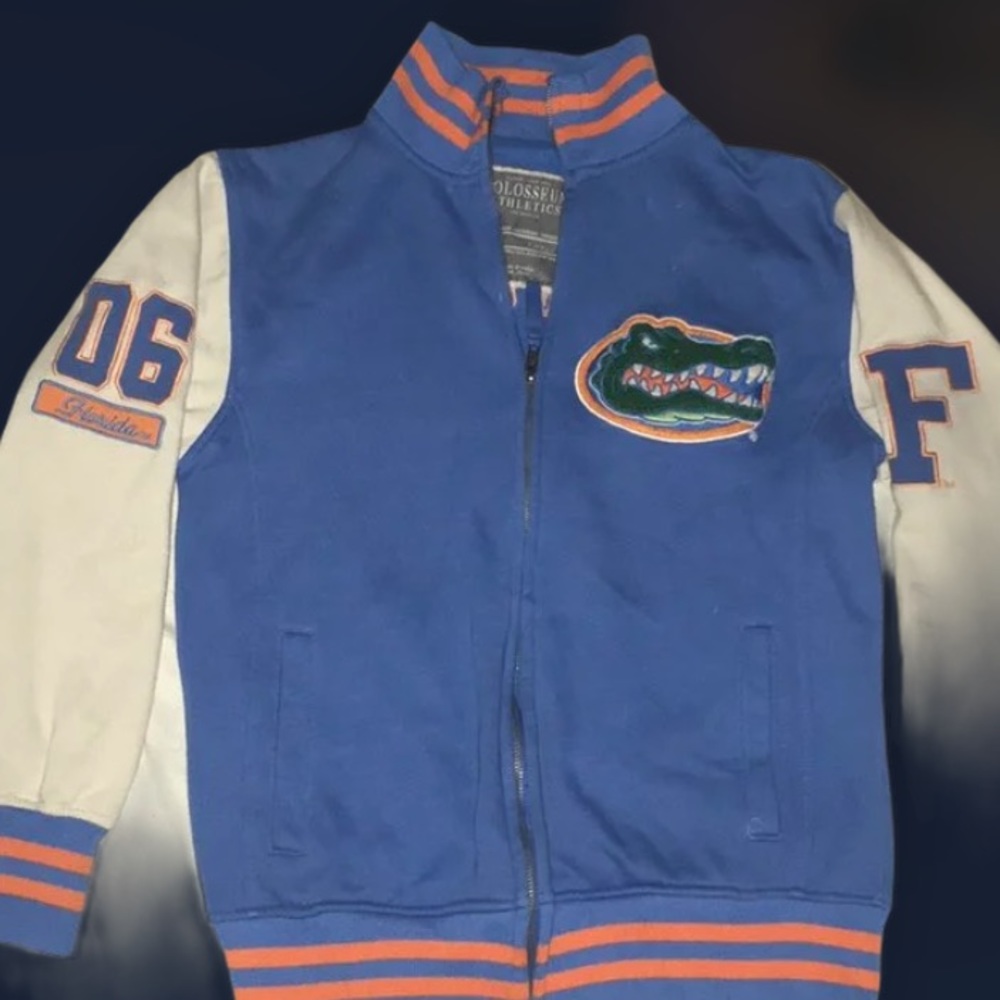 FLORIDA GATORS Jersey/Bomber Jacket Mens Small